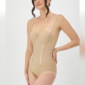 Maidenform Ultra Firm Convertible Shaper Shapewear Girdle Beige 36C NEW NWT